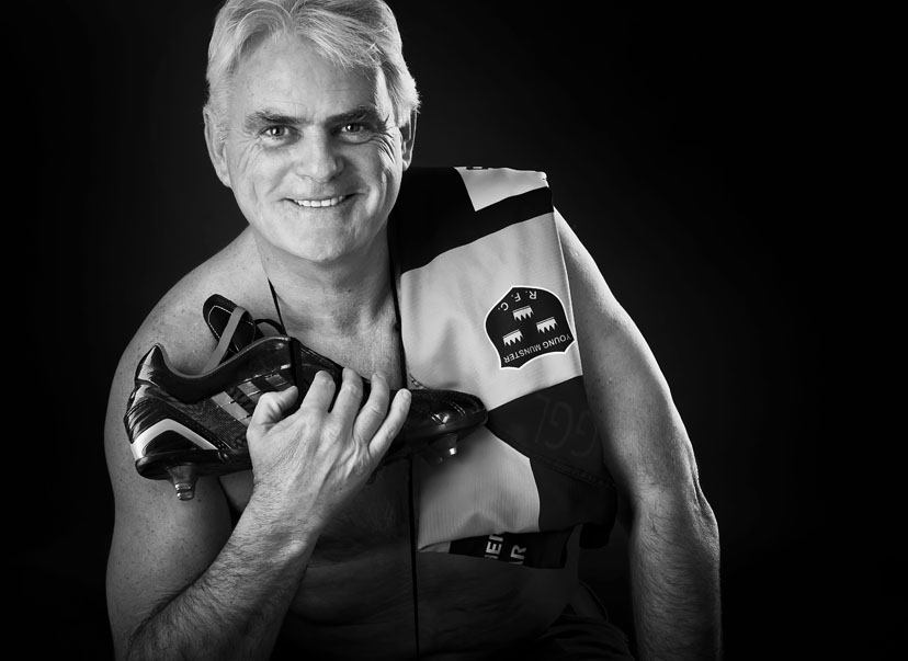 Gerry Casey of Young Munsters fame posing for Cormac Byrne Photography's Faces of Limerick.  